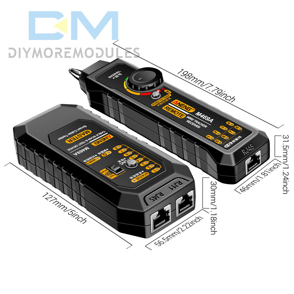 ANENG M469A Multifunctional Network Cable Tracker Networking Analyzer RJ45 /RJ11