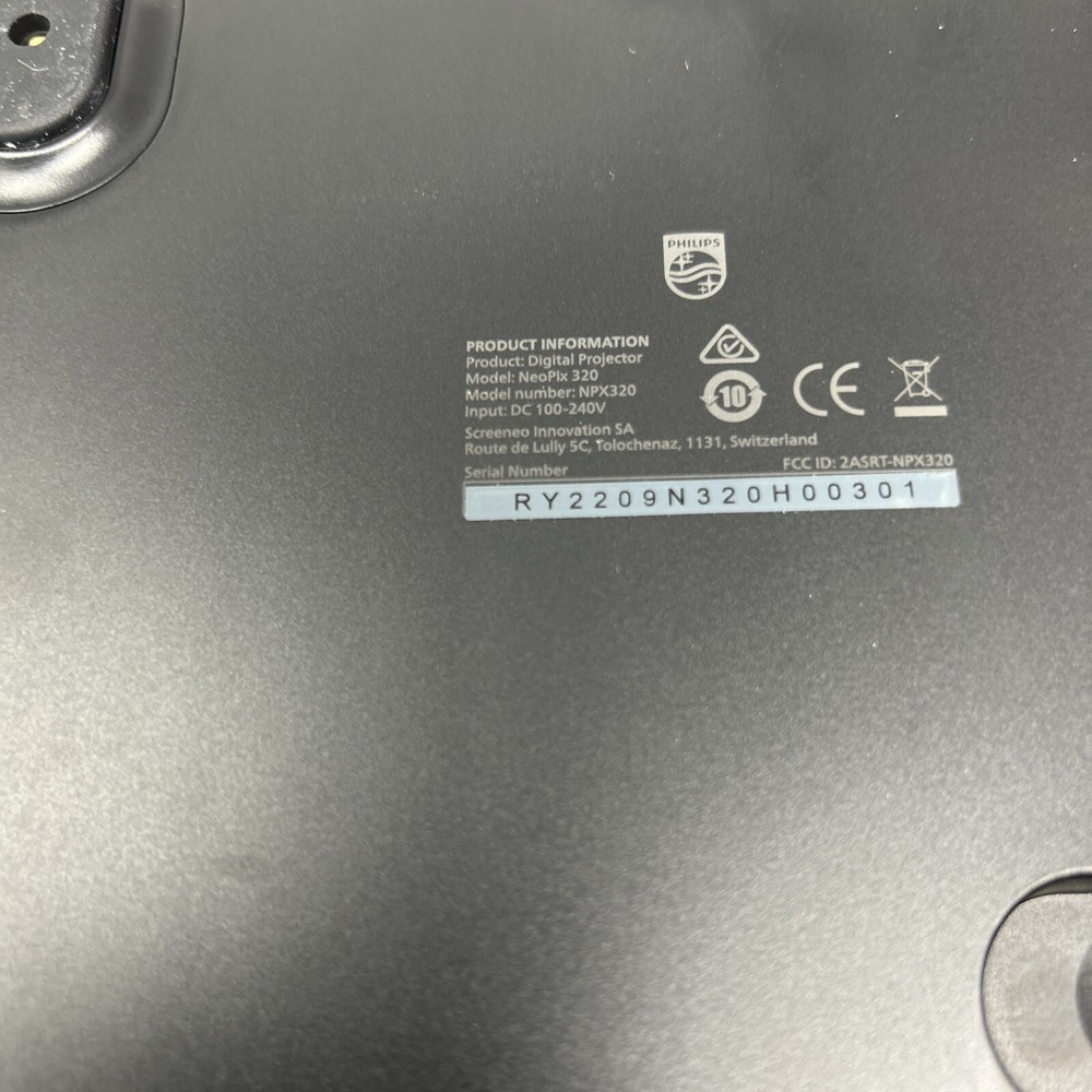 Phillips NeoPix 320 Projector- No Remote