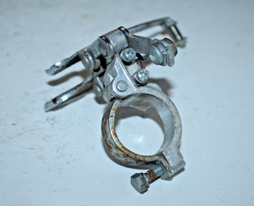 DNP MTB Double Front MTB Derailleur 28.6mm Clamp Bottom Pull Silver USA Shipper