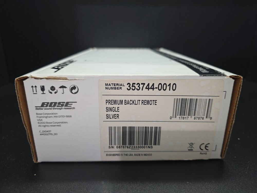 Bose Wave Music System iii Premium Backlit Remote *NIB*