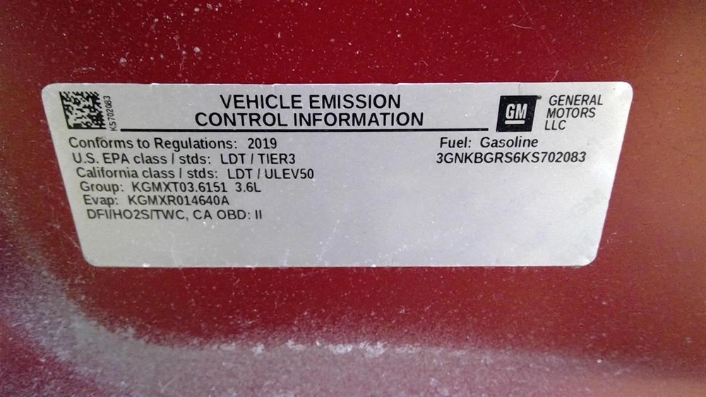 BLAZER 2019 Air Shutter 12806751