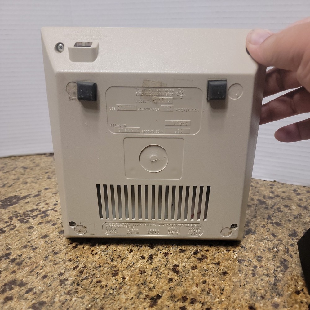 Texas Instruments Electronic Calculator TI-5100 with AC Adapter