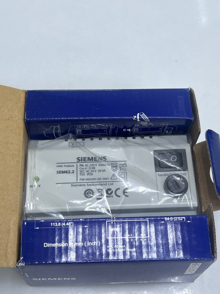 SIEMENS SEM62.2 TRANSFORMER SWITCH