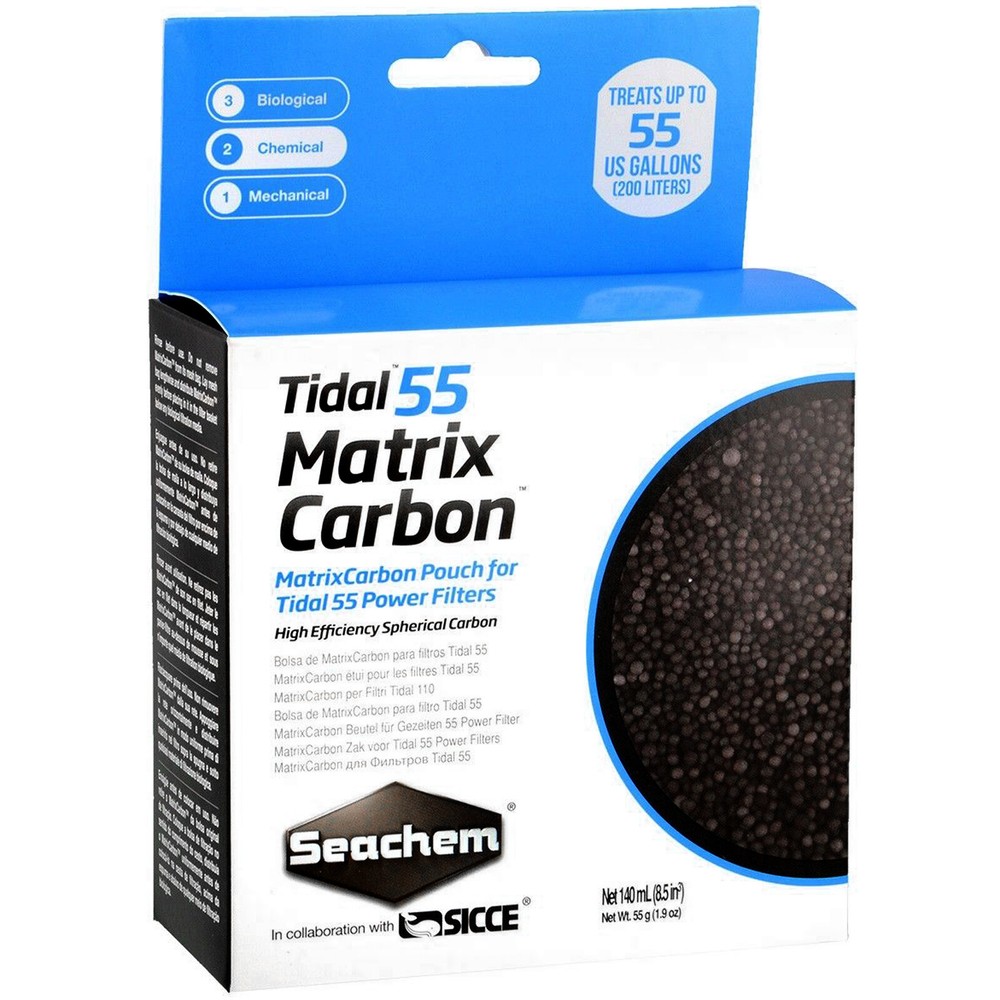 Seachem Tidal 55 Matrix Carbon Pre-Bagged High Efficiency Spherical Carbon