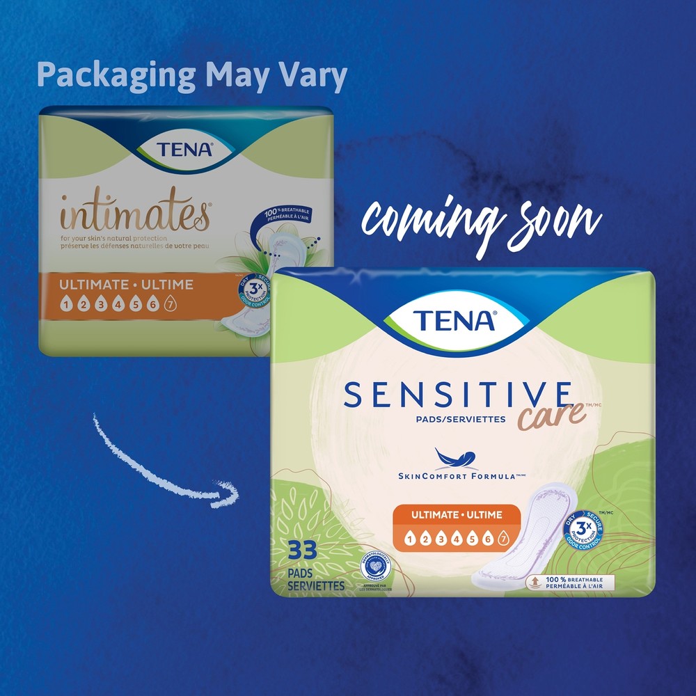 TENA Incontinent Pad 16" L Regular Length 99 Ct