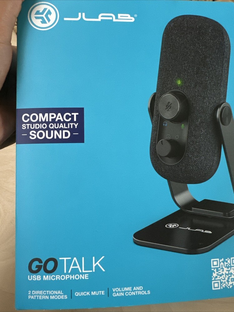 JLab Go Talk USB Desktop Microphone - Brand New