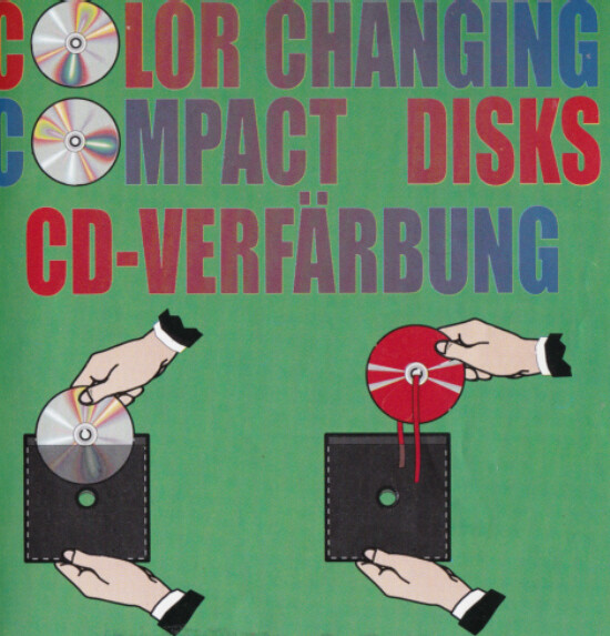 COLOR CHANGING COMPACT DISKS - JOKER MAGIC  - 1999 - MAGIC TRICK