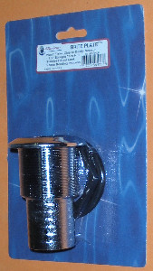 TH Marine TH-1500CP-DP Chrome Thru Hull Connector Fitting 1.5"