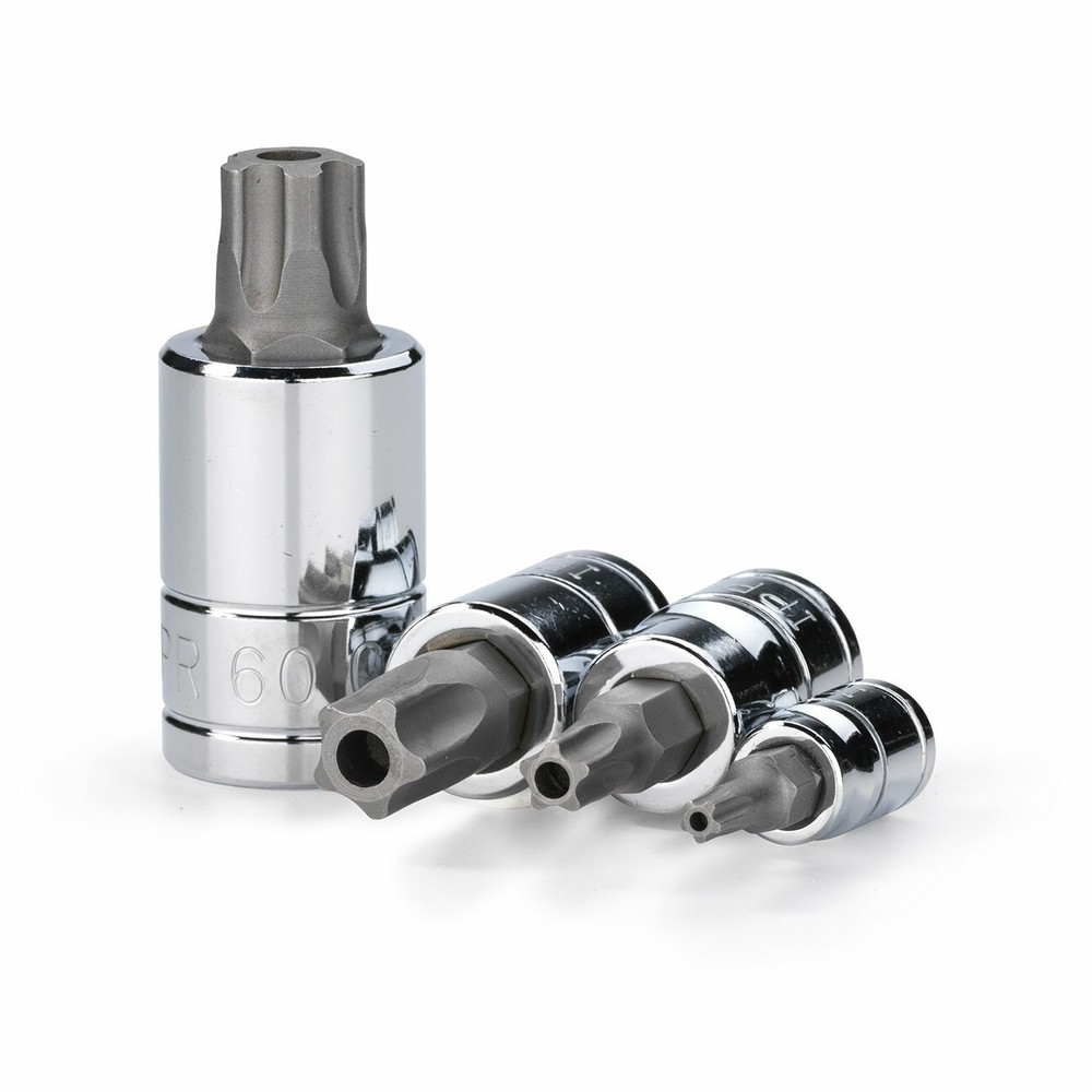 12 Piece 5-Lobe Tamper Resistant Star Plus Bit Socket Set
