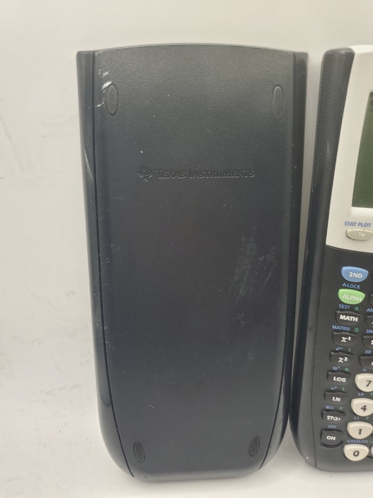 Texas Instruments TI-84 Plus Graphing Calculator With Cover Tested !