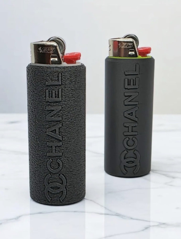 3D Printed Lighter Sleeve Case – Fits Bic – Textured Custom Designs