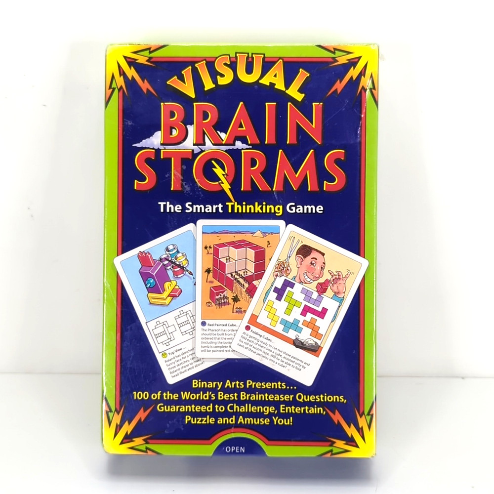 VNTG 1995 Binary Arts Visual Brain Storms The Smart Thinking Game New & Sealed