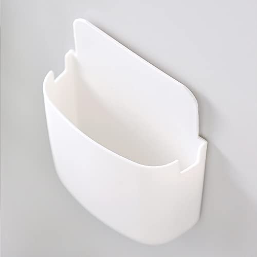 Remote Control Holder Storage Box, Remote Control Holder Wall Mount white