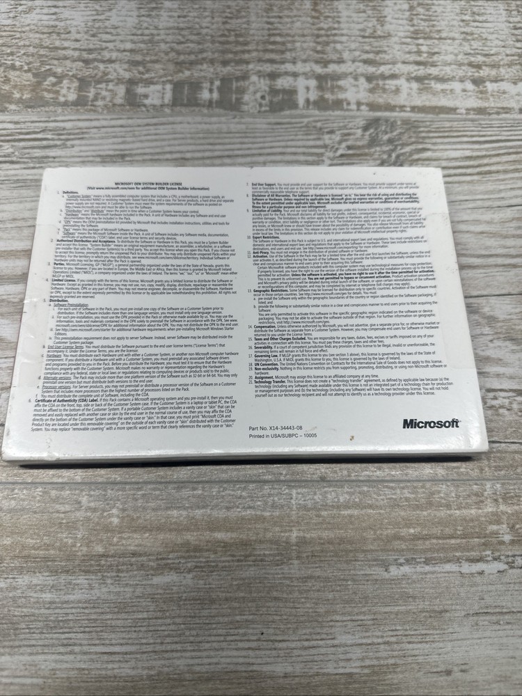 Microsoft Windows 7 Pro Original Hologram DVD 64-bit - OEM Builder Pack