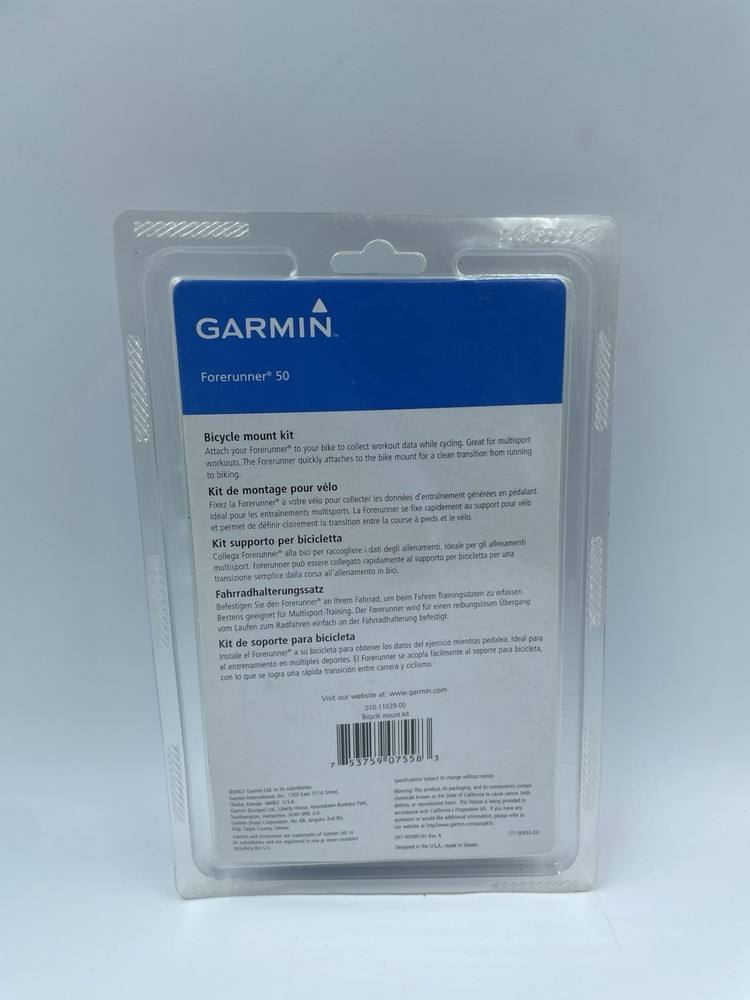 Garmin Forerunner 50 Bicycle Mount Kit-NOS