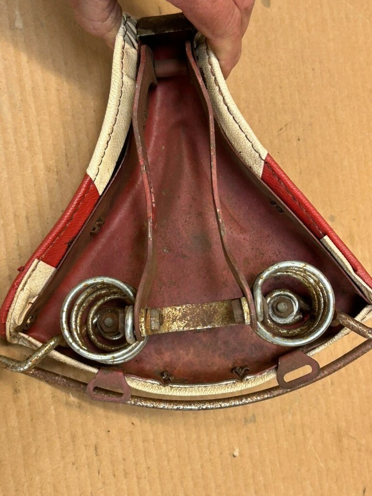 1950s Bicycle Seat With Crash Bar