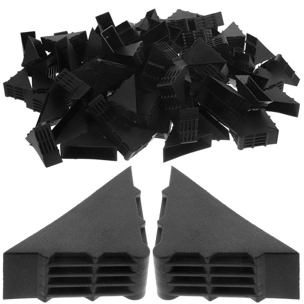 100 Pcs Small Corner Protector Protective Edges Plastic Packing Protectors