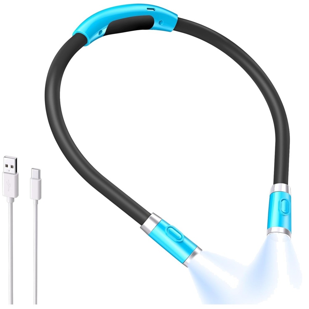 Rechargeable Book Light for Bed Reading - Flexible Arms