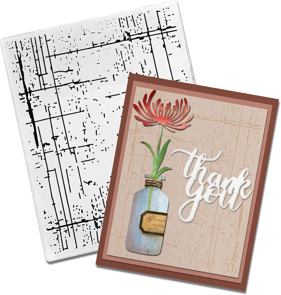 3D Textured Dot Background Embossing Folder for Card Making and Scrapbooking