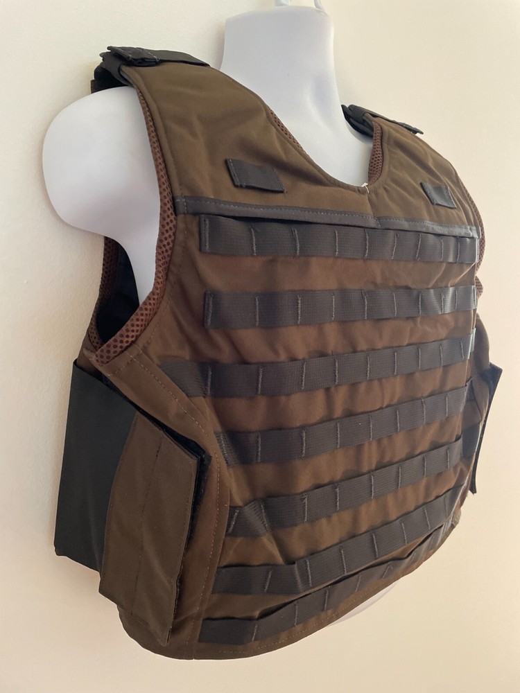 SECOND CHANCE Standard Tactical Armor Carrier Side OpenS/M 2016-2015 Brown Molle
