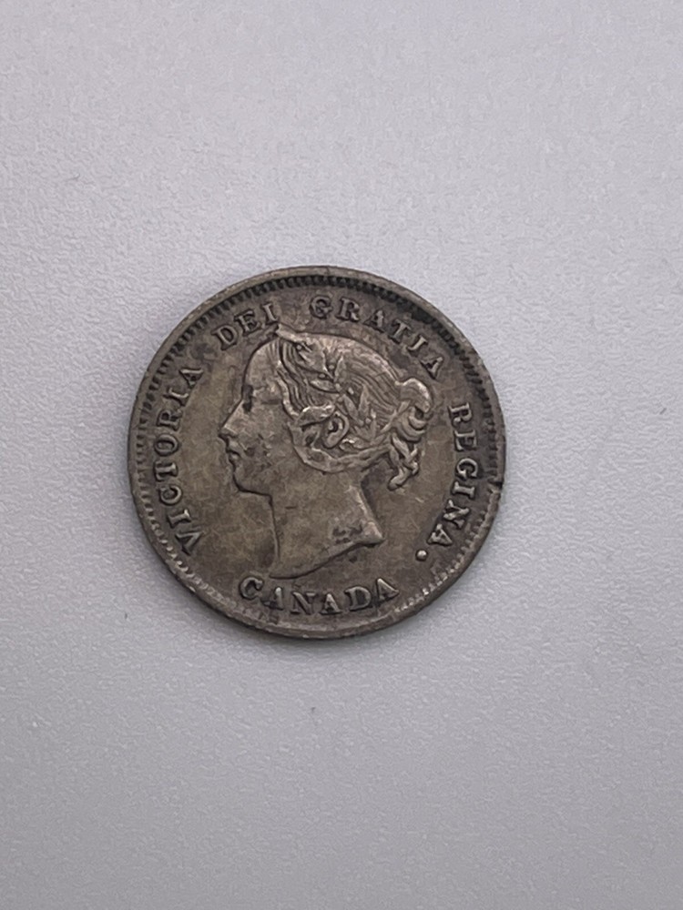 1901 Canada 5 Cent Silver - Young Victoria #2