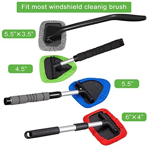 20 Pack Car Care Microfiber Cloths for Windshield Cleaner, Replaced Microfiber