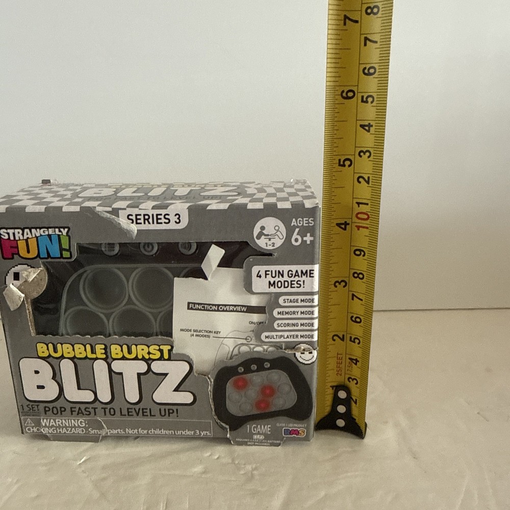 Strangely Fun! Bubble Burst Blitz Electronic Game for Ages 6+ Multiple Boxes