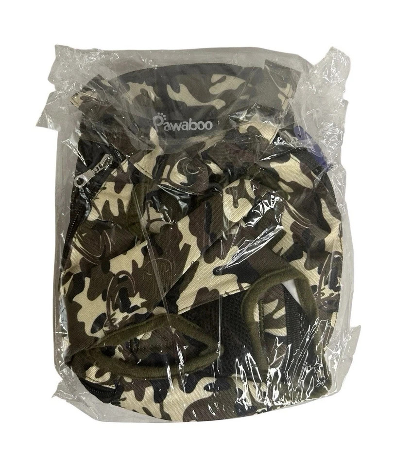 Pawaboo Deep Camouflage Black Pet Carrier