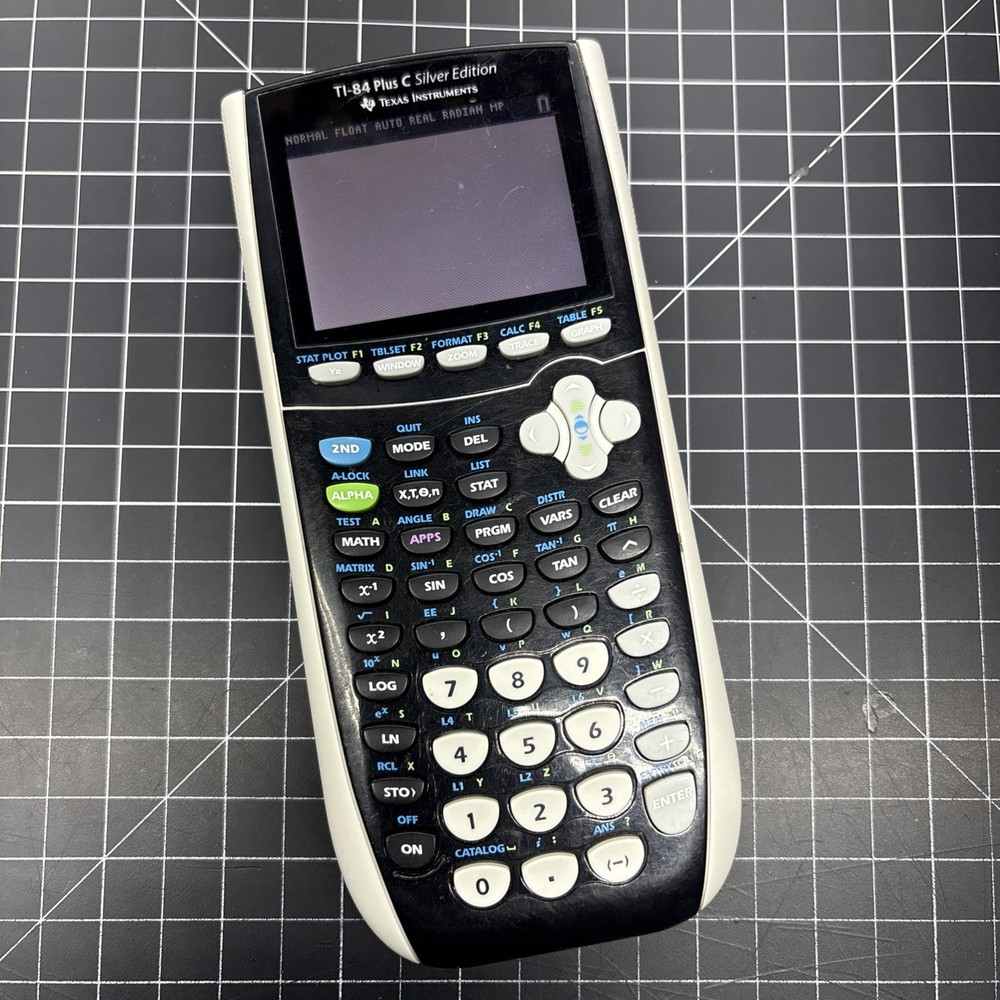 Texas Instruments TI-84 Plus C Silver Edition Graphing Calculator Black