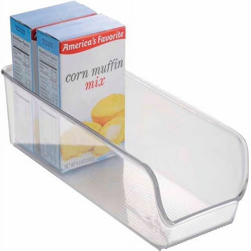 iDesignLinus Binz Clear Kitchen Storage Organizer Open Front Plastic withHandles