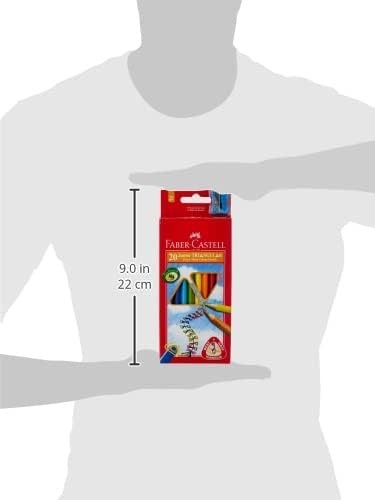 Junior Grip Colour Pencils Box 20 Triangular