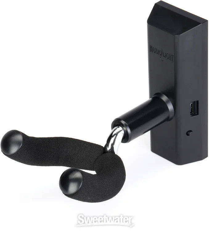 MuzicLight MZM102 LED Ukulele Wall Mount - Multicolor
