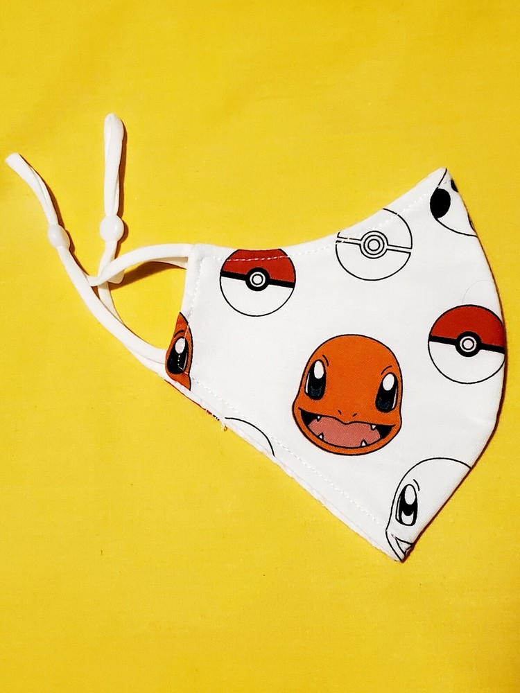 Kids Charmander Adjustable Face Mask