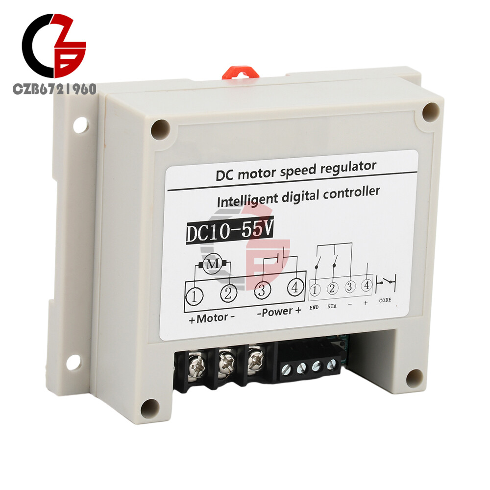 DC 10V-55V 30A Intelligent Brush Motor Speed Controller Display Remote Control