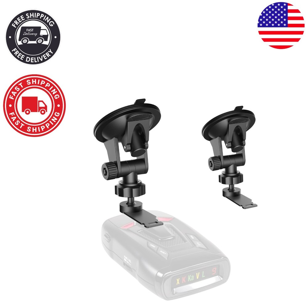 Adjustable Radar Detector Windshield Mount for Whistler - Durable Suction Cup