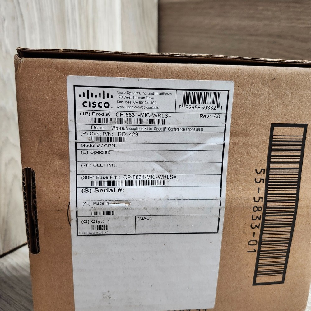 Cisco Wireless Microphone Kit (CP-8831-MIC-WLS) - Black