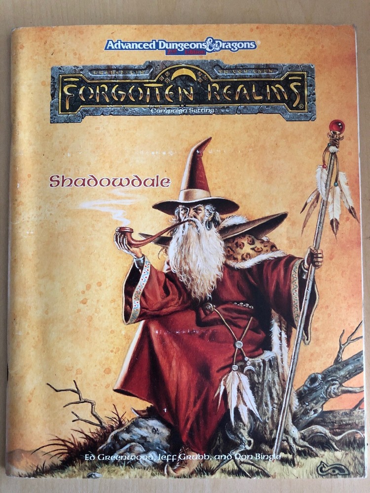 Forgotten Realms Dungeons & Dragons Shadowdale Campaign Setting AD&D 1993