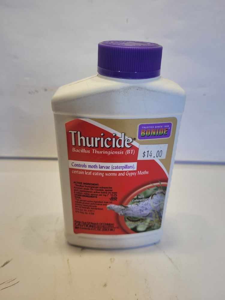 Bonide Thuricide (BT) Liquid Insect Control, Concentrate 8oz