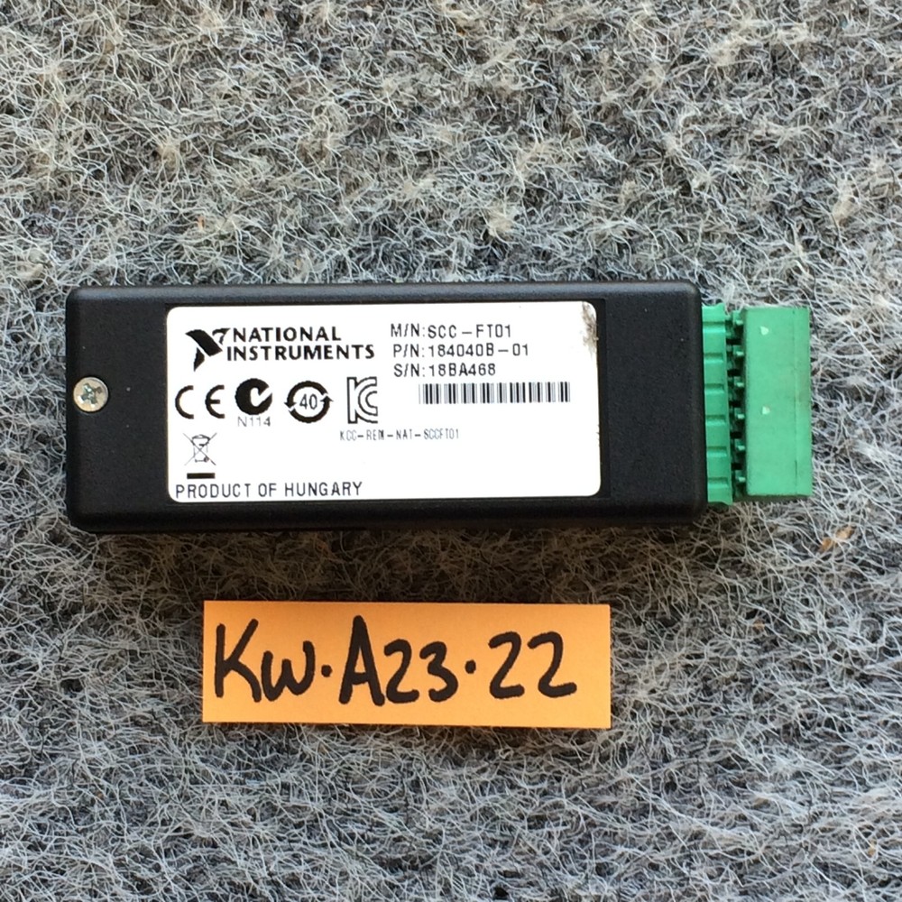 National Instruments NI SCC-FT01  Feed Through Component 1844040B-01