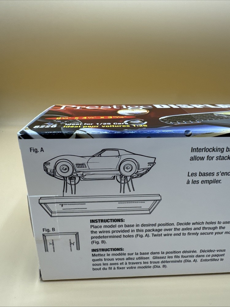 Prestige 1/25 AMT ERTL Model Stackable Display Case 8226