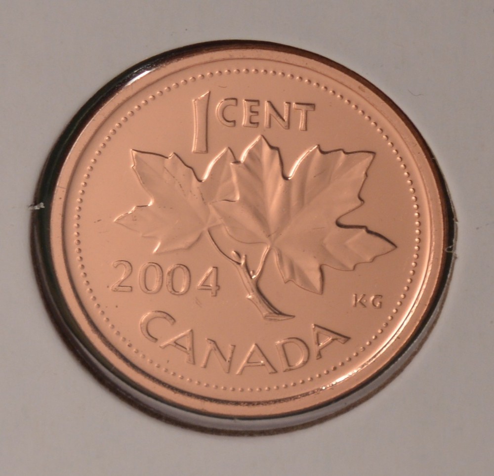 2004P Canada Penny - Proof Like (PL) Uncirculated From Set - 🇨🇦🇨🇦