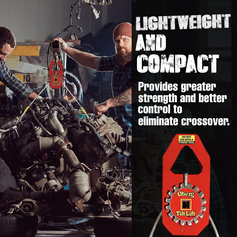 Engine Tilter Hoist Sling Single Hand Operation Engine Swap Lift Removal Pulling