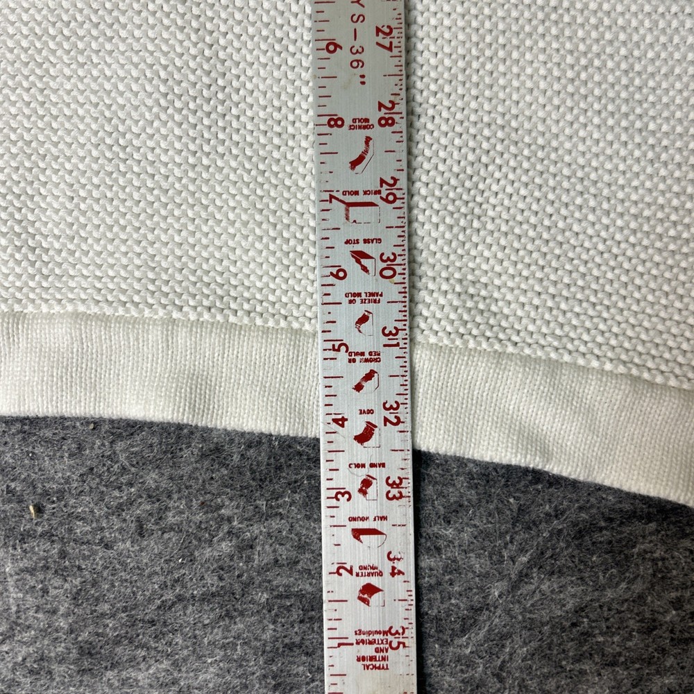 Circo Large Rectangle White Stretchy Baby Blanket