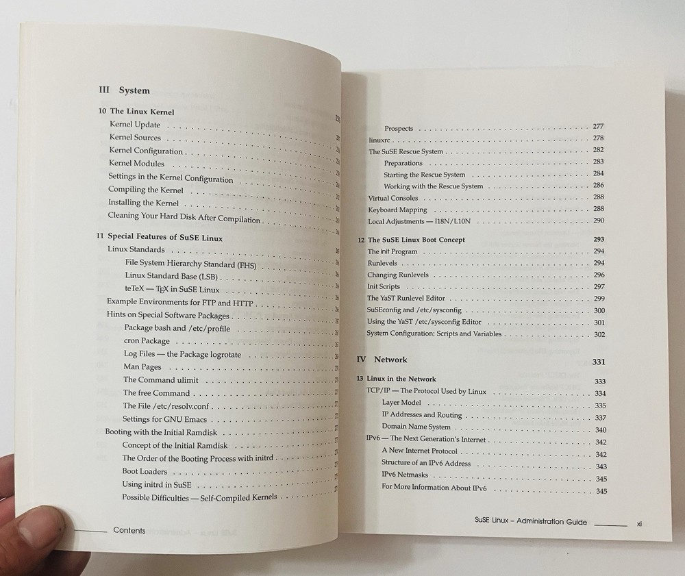 SuSE Linux 8.2 Administration Guide (2003) Vintage Linux Manual | VG Condition