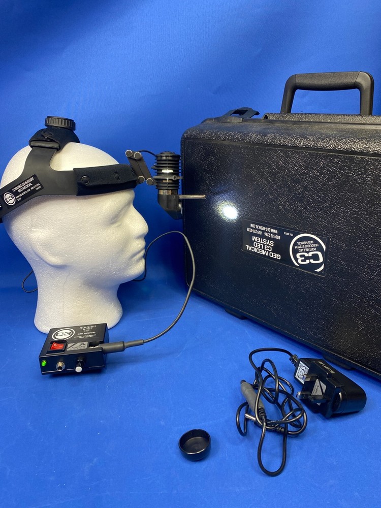 QED C3 LED Portable Surgical Headlight System & Case