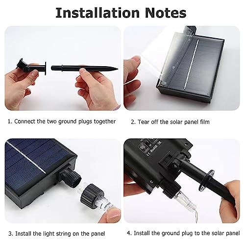 Solar Battery Box for LED String Lights, Outdoor String Lights Control 3V
