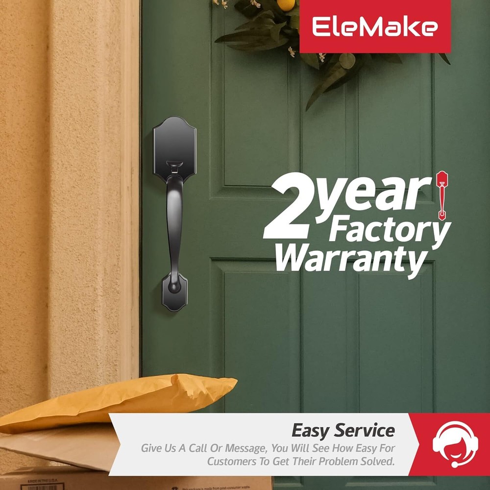 Door Handle Sets Double Front Door Handle Set With Door Knobs Matte Black Double