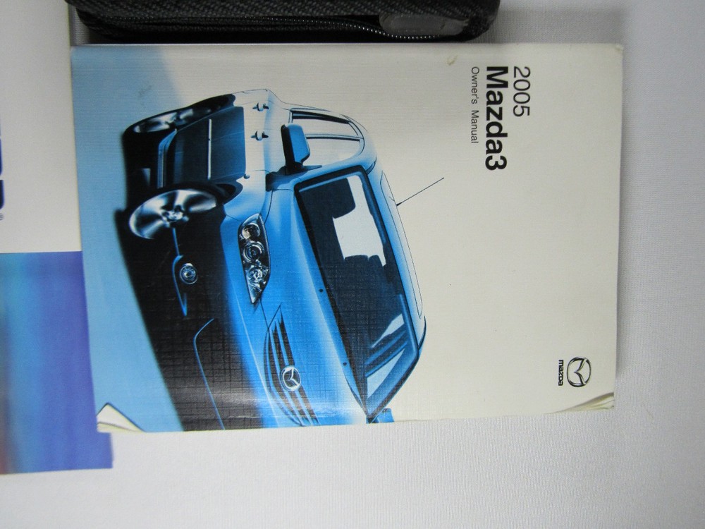 2005 Mazda 3 Owners Manual Book
