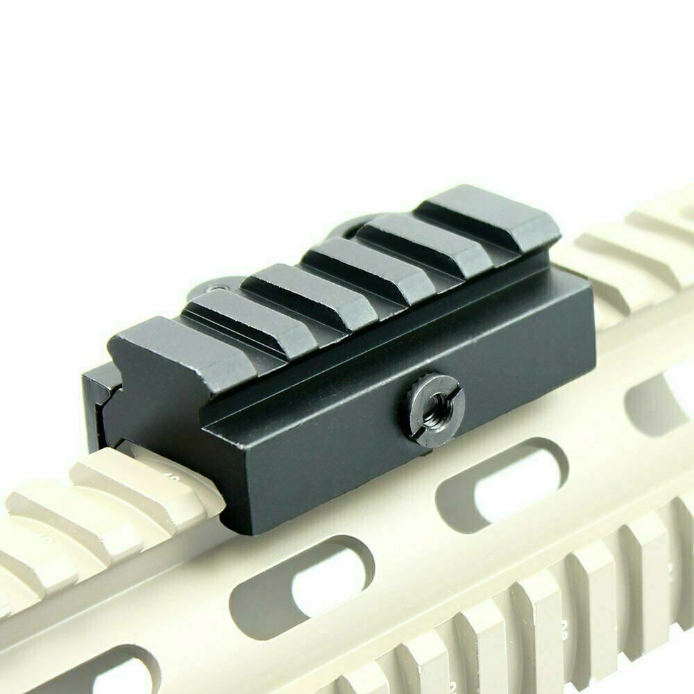 Quick Release Detach 5 Slots Riser Scope Mount for 20mm Picatinny Rail Base
