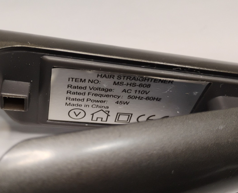 Twist & Curl Flat Iron By Mstech Model 608 Digital Tested Works